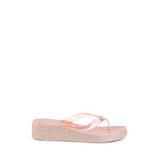 Michael Kors - Michael Kors Girls Multicolor Flip Flop ZIA GAGE KILEY ROSE GOLD