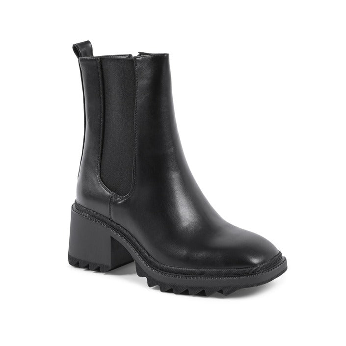 19V69 ITALIA by VERSACE 19.69 ABBIGLIAMENTO SPORTIVO S.R.L. - 19V69 Italia Womens Ankle Boot Black 181-87 NERO