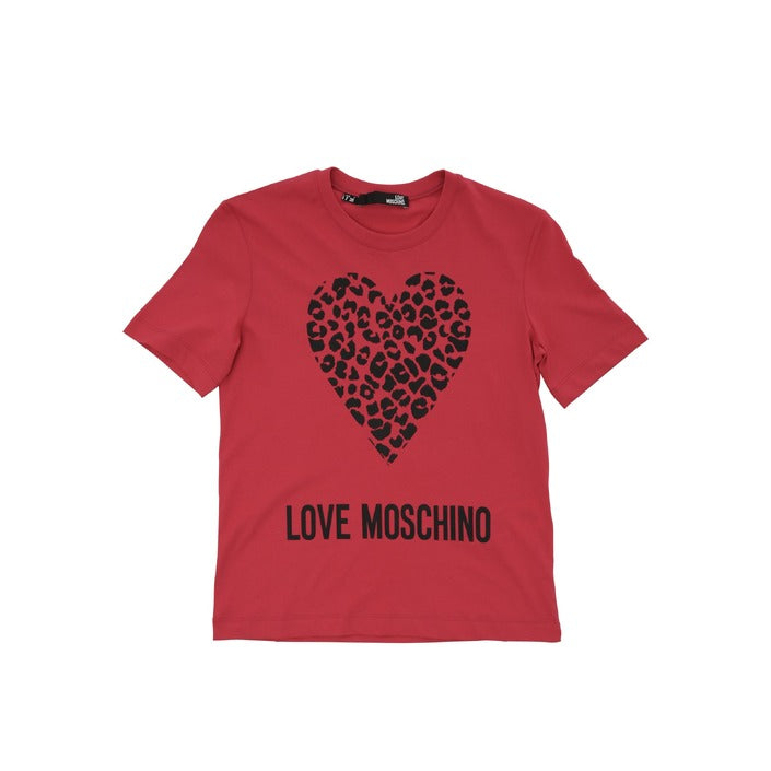 Love Moschino - Love Moschino Womens T-Shirt W 4 H06 27 M 3876 P23 RED