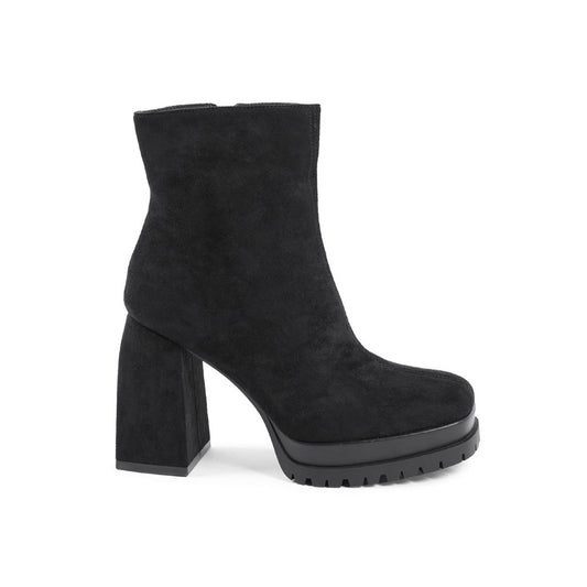 19V69 ITALIA by VERSACE 19.69 ABBIGLIAMENTO SPORTIVO S.R.L. - 19V69 Italia Womens Ankle Boot Black X712 NERO