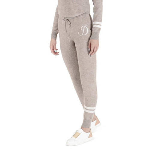 Crown of Edinburgh Cashmere - Crown of Edinburgh Cashmere Track Pants MORNINGSIDE CAMEL D