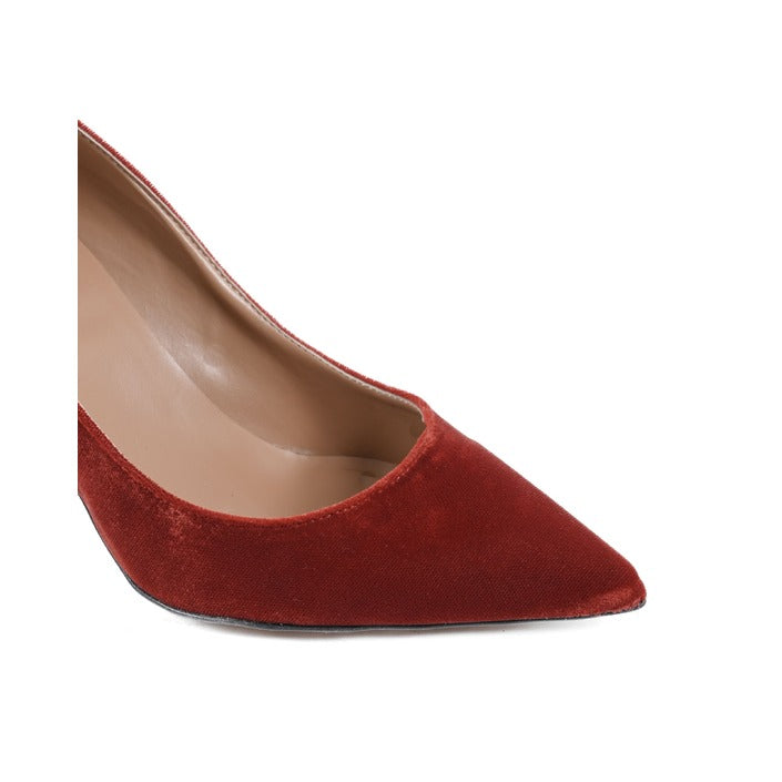 19V69 ITALIA by VERSACE 19.69 ABBIGLIAMENTO SPORTIVO S.R.L. - 19V69 Italia Womens Pump Red DEC85 VELLUTO GRANATA