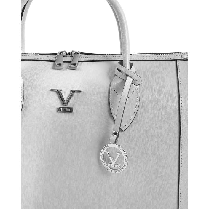 V Italia by VERSACE 19.69 ABBIGLIAMENTO SPORTIVO S.R.L. - V Italia Womens Handbag Grey V014-S SAFFIANO GRIGIO