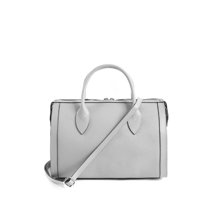 V Italia by VERSACE 19.69 ABBIGLIAMENTO SPORTIVO S.R.L. - V Italia Womens Handbag Grey V014-S SAFFIANO GRIGIO