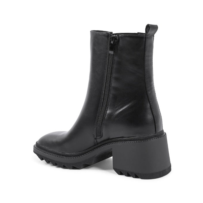 19V69 ITALIA by VERSACE 19.69 ABBIGLIAMENTO SPORTIVO S.R.L. - 19V69 Italia Womens Ankle Boot Black 181-87 NERO