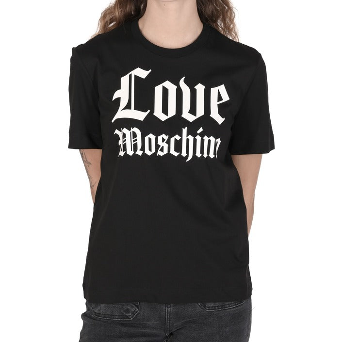 Love Moschino - Love Moschino Womens T-Shirt W 4 H06 33 M 3876 C74 BLACK