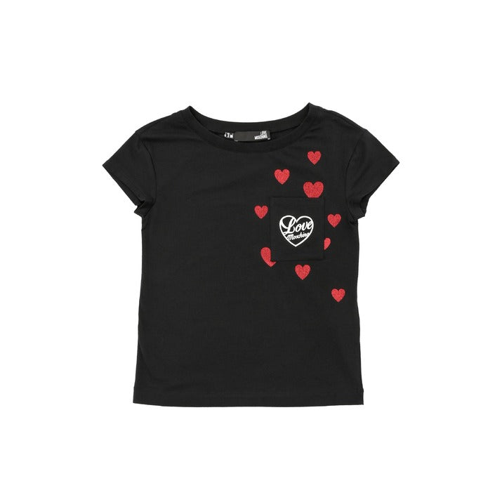 Love Moschino - Love Moschino Womens T-Shirt W 4 F30 2O E 2264 C74 BLACK