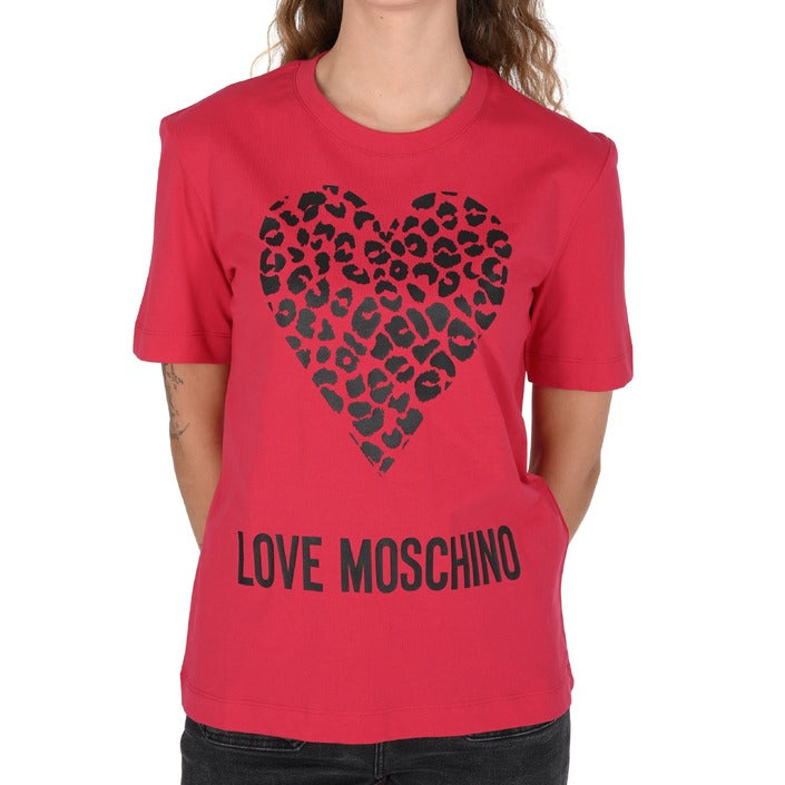 Love Moschino - Love Moschino Womens T-Shirt W 4 H06 27 M 3876 P23 RED