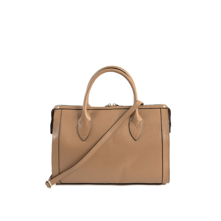 V Italia by VERSACE 19.69 ABBIGLIAMENTO SPORTIVO S.R.L. - V Italia Womens Handbag Tan V014-G SAFFIANO CUOIO CHIARO