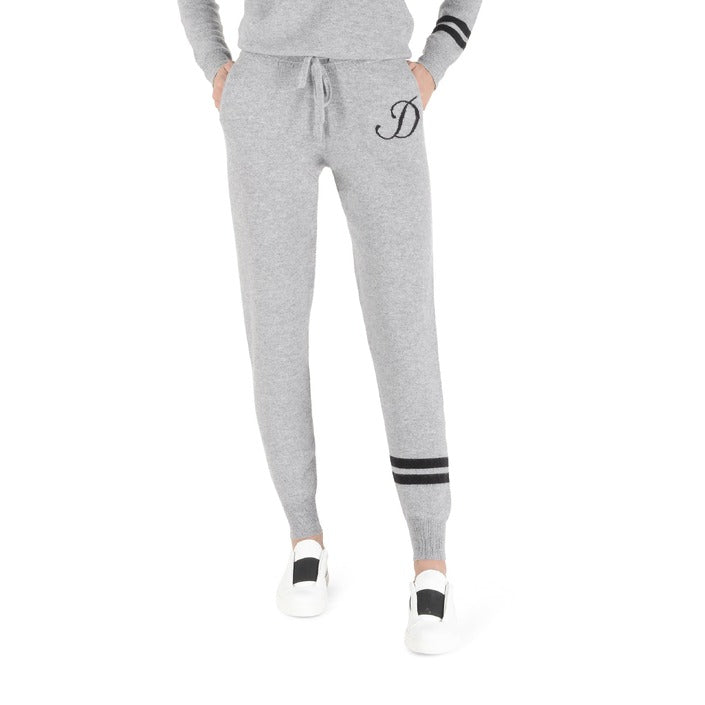 Crown of Edinburgh Cashmere - Crown of Edinburgh Cashmere Track Pants MORNINGSIDE GREY D