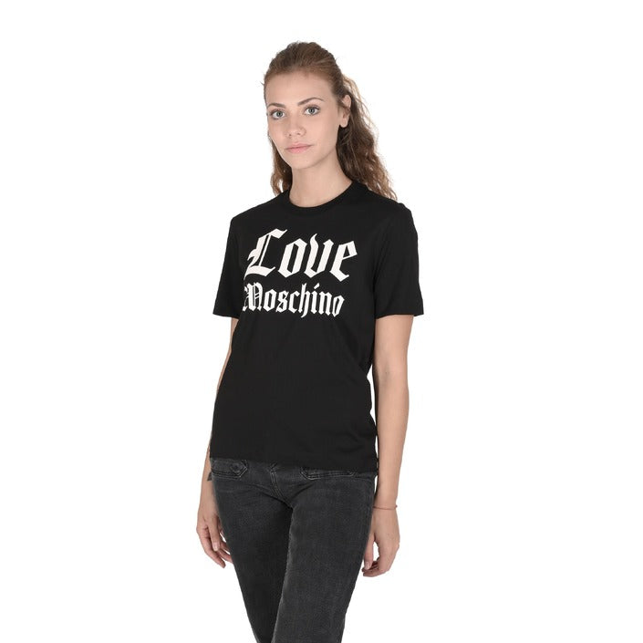 Love Moschino - Love Moschino Womens T-Shirt W 4 H06 33 M 3876 C74 BLACK