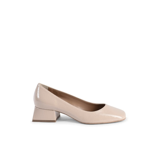 19V69 ITALIA by VERSACE 19.69 ABBIGLIAMENTO SPORTIVO S.R.L. - 19V69 Italia Womens Heeled Ballerina SOFIA NAPLACK NUDE