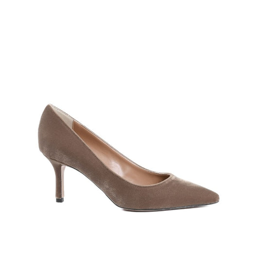 19V69 ITALIA by VERSACE 19.69 ABBIGLIAMENTO SPORTIVO S.R.L. - 19V69 Italia Womens Pump Taupe INES65 VELLUTO OCRA