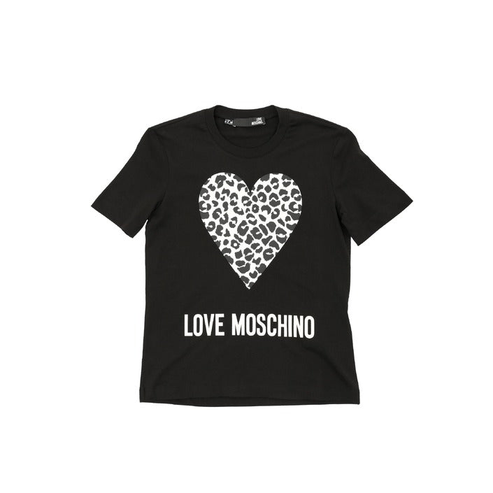 Love Moschino - Love Moschino Womens T-Shirt W 4 H06 27 M 3876 C74 BLACK