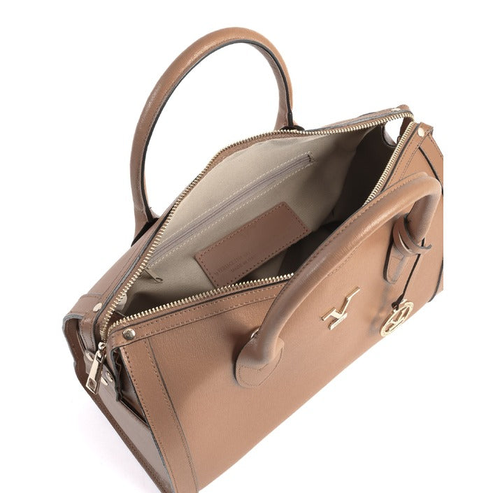 V Italia by VERSACE 19.69 ABBIGLIAMENTO SPORTIVO S.R.L. - V Italia Womens Handbag Tan V014-G SAFFIANO CUOIO CHIARO