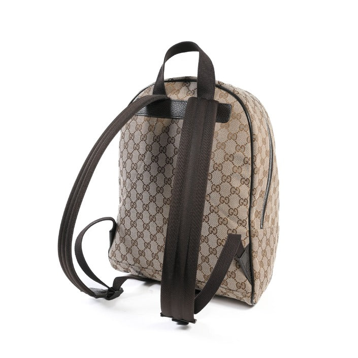 Gucci - Gucci GG monogram backpack beige brown