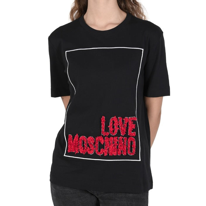 Love Moschino - Love Moschino Womens T-Shirt W 4 H06 14 M 3517 C74 BLACK