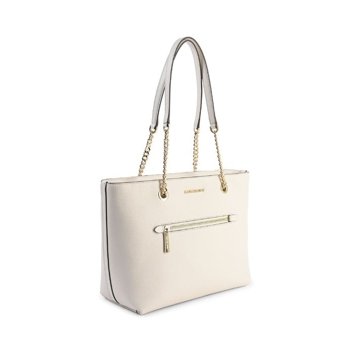 Michael Kors - Michael Kors Medium fornt zip Chain Tote Bag 35F2GTTT2L LT CREAM